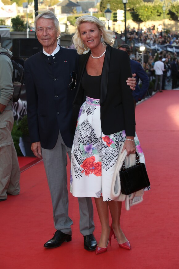 Jean-Claude Narcy et Alice Bertheaume - Clôture du 29ème Festival du Film de Dinard le 29 septembre 2018. © Denis Guignebourg/Bestimage