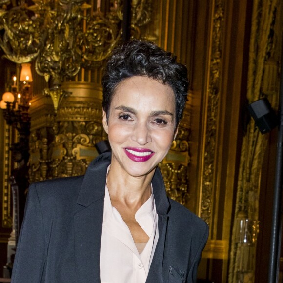 Farida Khelfa - Défilé de mode prêt-à-porter printemps-été 2019 "Stella McCartney" à l'Opéra Garnier à Paris. Le 1er octobre 2018 © Olivier Borde / Bestimage