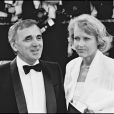 Charles Aznavour et sa femme Ulla en 1985