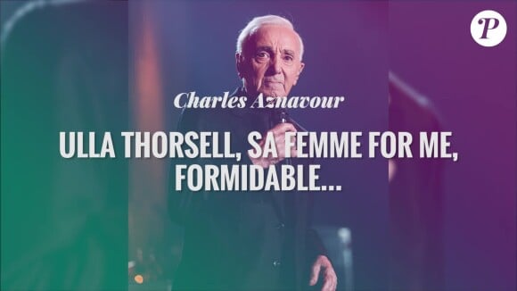 Charles Aznavour - Ulla Thorsell, la femme de sa vie.