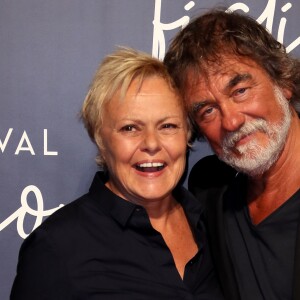 Muriel Robin et Olivier Marchal à la projection du téléfilm "Jacqueline Sauvage : C'était lui ou moi" au festival international du film de La Rochelle, France, le 13 septembre 2018. © Patrick Bernard/Bestimage