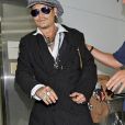 Johnny Depp à son arrivée à l'aéroport de Tokyo. Le 13 septembre 2018 © Future-Image / Zuma Press / Bestimage