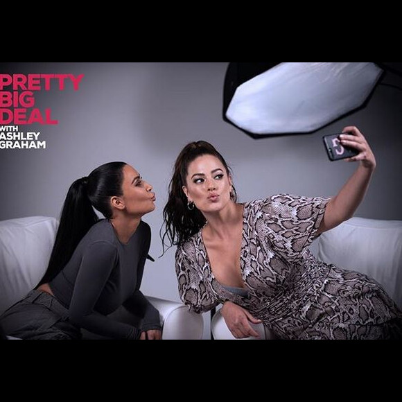 Kim Kardashian et Ashley Graham discutent dans le 1er épisode du podcast "Pretty Big Deal". Octobre 2018.