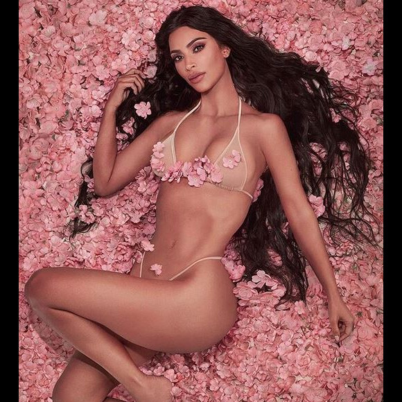 Kim Kardashian pour KKW Beauty. Septembre 2018.