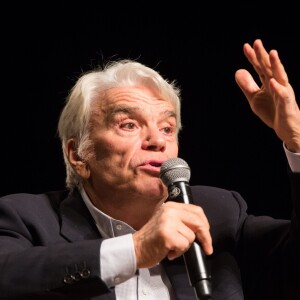 Bernard Tapie donne une conférence "Qui est le vrai Bernard Tapie" au Forum de Liège, Belgique, le 27 septembre 2018 © Alain Rolland/ImageBuzz/Bestimage