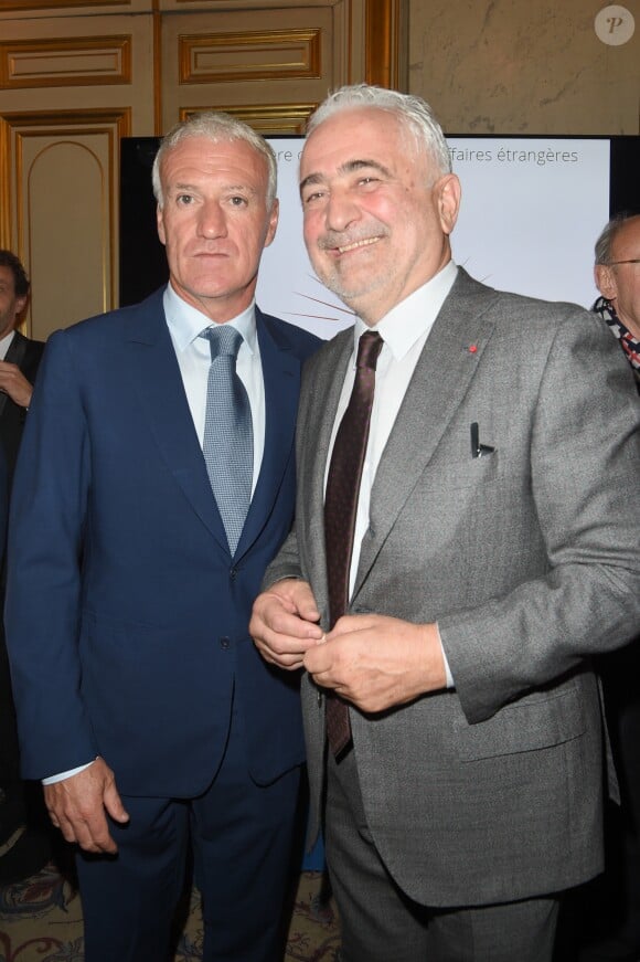 Exclusif - Didier Deschamps et Guy Savoy - Remise du Grand Prix du rayonnement français au Quai d'Orsay à Paris. Le 2 octobre 2018 © Coadic Guirec / Bestimage