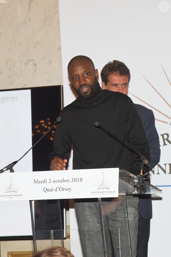 Exclusif - Abd al Malik - Remise du Grand Prix du rayonnement français au Quai d'Orsay à Paris. Le 2 octobre 2018 © Coadic Guirec / Bestimage