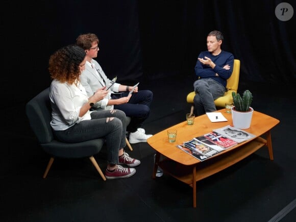 Exclusif - Marc-Olivier Fogiel en interview sur Facebook Live de Purepeople © Francis Petit / Bestimage