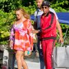 JAY-Z et sa femme Beyoncé sont allés découvrir en bateau le Lac de Côme en Italie. Le 7 juillet 2018.