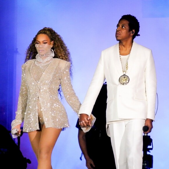 Beyoncé et JAY-Z en concert au Principality Stadium à Cardiff, le 6 juin 2018.