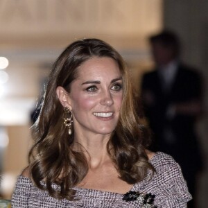 Kate Middleton, duchesse de Cambridge, assiste à l'ouverture du département de la photographie du V&A (Victoria and Albert) Museum à Londres, le 10 octobre 2018.