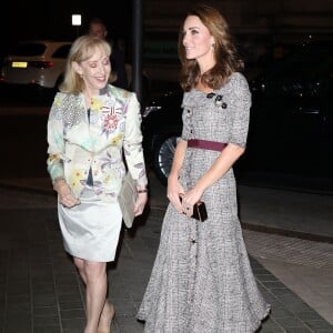 Kate Middleton, duchesse de Cambridge, assiste à l'ouverture du département de la photographie du V&A (Victoria and Albert) Museum à Londres, le 10 octobre 2018.