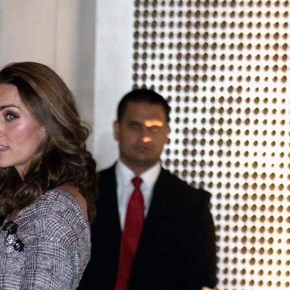 Kate Middleton, duchesse de Cambridge, assiste à l'ouverture du département de la photographie du V&A (Victoria and Albert) Museum à Londres, le 10 octobre 2018.