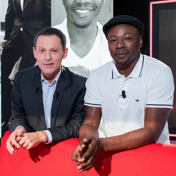 Exclusif - Enregistrement de l'émission "Le Divan" avec MC Solaar en invité et présentée par Marc-Olivier Fogiel. Emission diffusée le 12 octobre sur France 3.  © Cyril Moreau / Bestimage