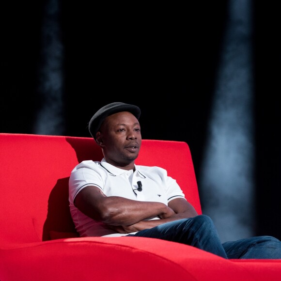 Exclusif - Enregistrement de l'émission "Le Divan" avec MC Solaar en invité et présentée par Marc-Olivier Fogiel. Emission diffusée le 12 octobre sur France 3. © Cyril Moreau / Bestimage