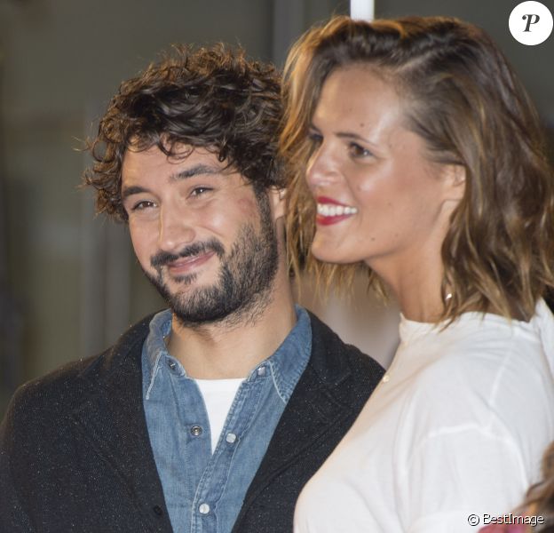 Laure Manaudou et son compagnon Jérémy Frérot - Arrivées à la 17ème cérémonie des NRJ Music Awards 2015 au Palais des Festivals à Cannes, le 7 novembre 2015.