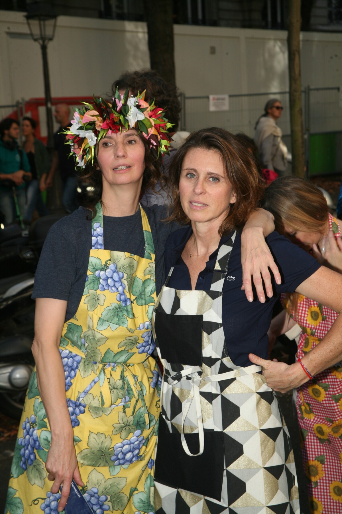 Photo Exclusif Zelia Van Den Bulke et Valérie Fignon La fête des