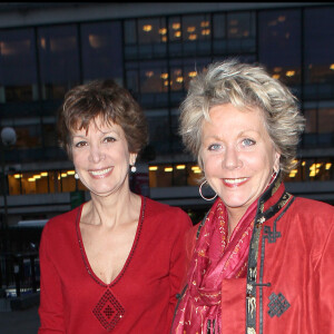 CATHERINE ET FRANCOISE LABORDE - ARRIVEES DES INVITES AU COCKTAIL DE RENTREE DE TF1 AU PALAIS BRONGNIART A PARIS