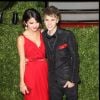 Justin Bieber et Selena Gomez - Soirée Vanity Fair au Sunset Tower Hotel le 27 février 2011.