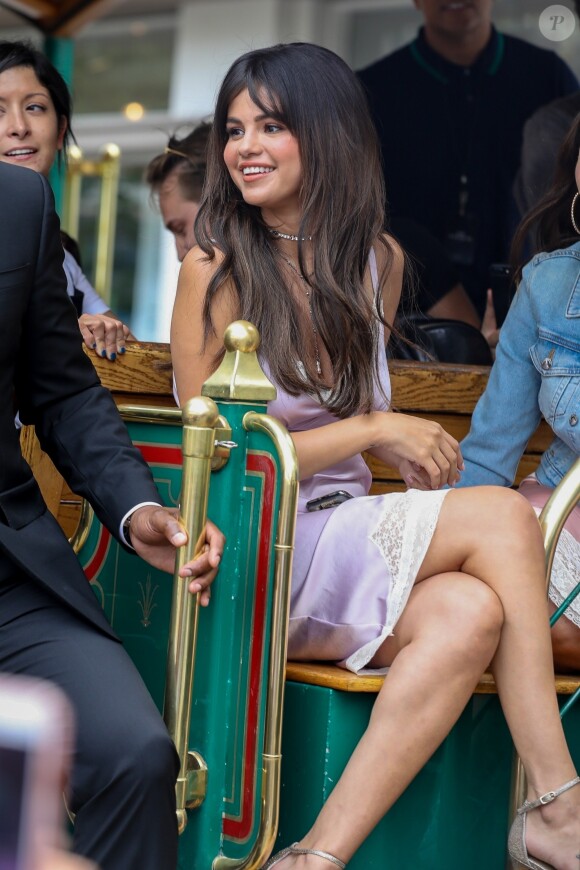 Selena Gomez au lancement du nouveau magasin Coach Pop Up au centre commercial The Grove dans le quartier de Hollywwood, à Los Angeles, le 5 septembre 2018.