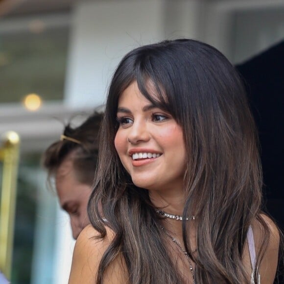 Selena Gomez au lancement du nouveau magasin Coach Pop Up au centre commercial The Grove dans le quartier de Hollywwood, à Los Angeles, le 5 septembre 2018.