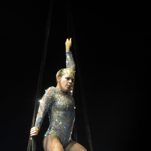 Pink en concert à Perth en Australie le 4 juillet 2018.