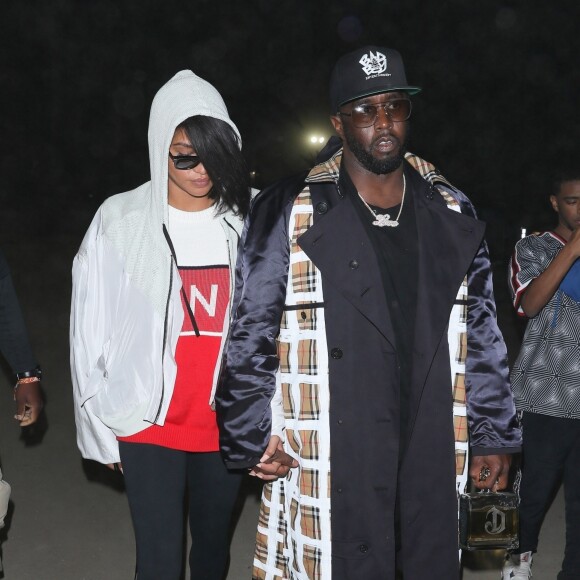 Diddy et sa compagne Cassie ont assisté au Neon Carnival lors du festival de musique de Coachella à Indio, le 15 avril 2018.