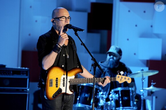 Exclusif - Pascal Obispo - Enregistrement de l'émission "Vivement Dimanche" au Studio Gabriel . Diffusion le 21 octobre 2018 sur france 2 . © Guillaume Gaffiot / Bestimage