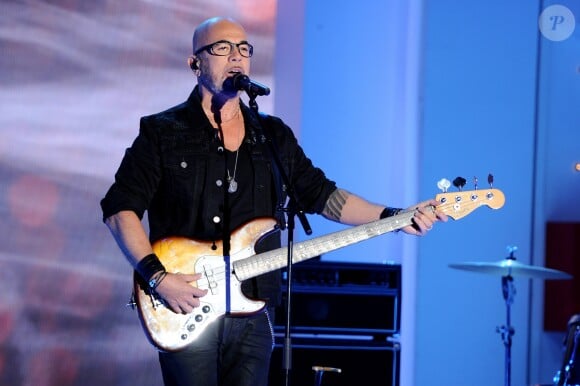 Exclusif - Pascal Obispo - Enregistrement de l'émission "Vivement Dimanche" au Studio Gabriel . Diffusion le 21 octobre 2018 sur france 2 . © Guillaume Gaffiot / Bestimage