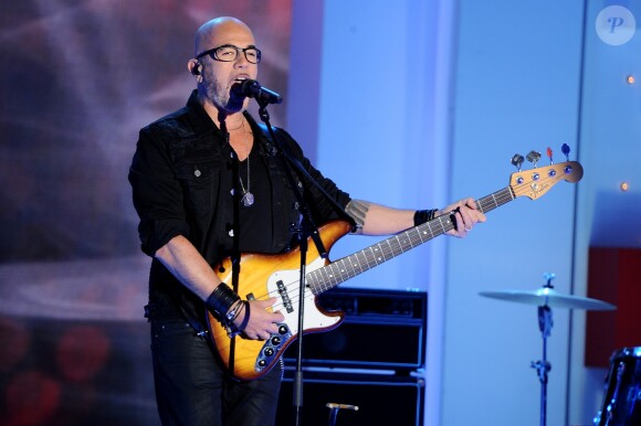 Exclusif - Pascal Obispo - Enregistrement de l'émission "Vivement Dimanche" au Studio Gabriel . Diffusion le 21 octobre 2018 sur france 2 . © Guillaume Gaffiot / Bestimage