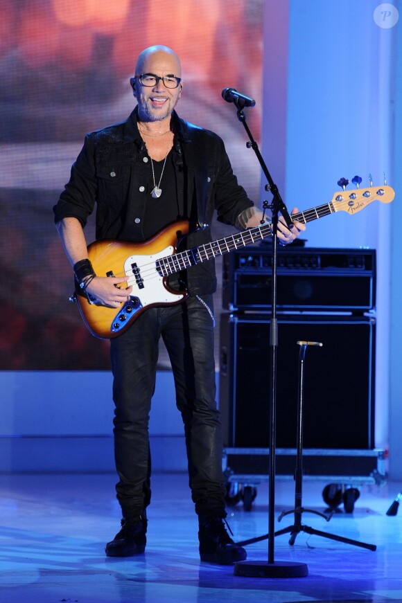 Exclusif - Pascal Obispo - Enregistrement de l'émission "Vivement Dimanche" au Studio Gabriel . Diffusion le 21 octobre 2018 sur france 2 . © Guillaume Gaffiot / Bestimage