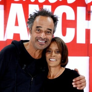 Exclusif - Yannick Noah et sa soeur Nathalie Noah - Enregistrement de l'émission "Vivement Dimanche" au Studio Gabriel . Diffusion le 21 octobre 2018 sur france 2 . © Guillaume Gaffiot / Bestimage