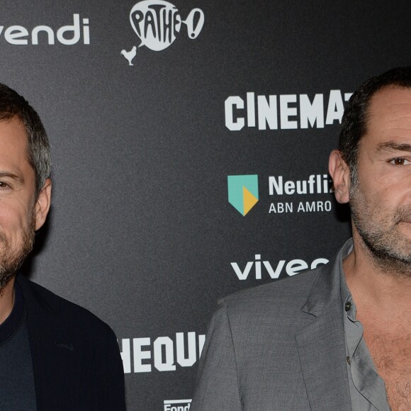 Guillaume Canet et Gilles Lellouche lors de l'avant-première du film "L'amour est une fête" à la cinémathèque de Paris, France, le 12 septembre 2018. © Veeren/Bestimage