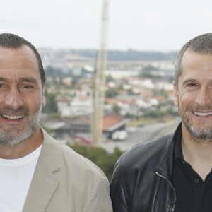 Gilles Lellouche, Guillaume Canet du film Le grand bain - Les célébrités lors de la 11ème édition du Festival du Film Francophone d'Angoulême, le 25 aout 2018. © Christophe Aubert via Bestimage