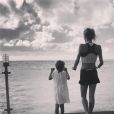 Tiphaine Auzière et sa fille Elise en vacances à Punta Cana en République Dominicaine, octobre 2018.