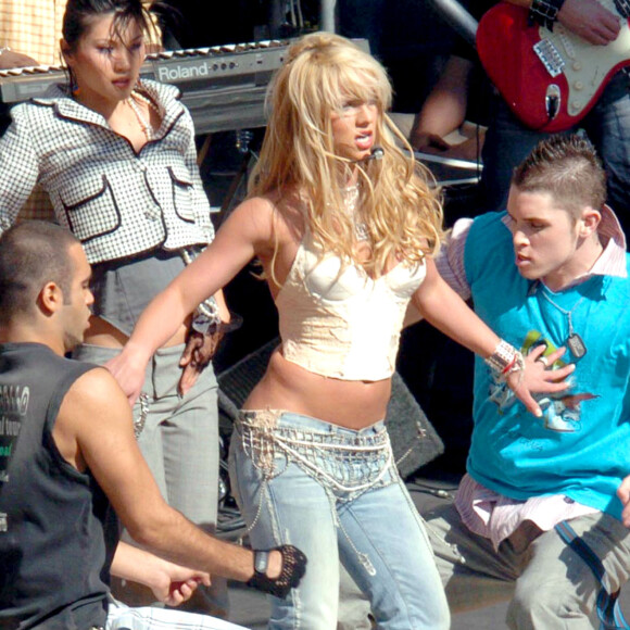 Britney Spears à Hollywood. Février 2004.