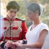 Mariage de Fernando Fitz-James Stuart, duc de Huéscar et Sofía Palazuelo au palais de Liria à Madrid le 6 octobre 2018.