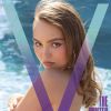 Lily-Rose Depp en couverture du magazine V, numéro V116. Photo par Luke Gilford.