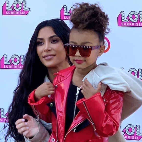 Exclusif - Kim Kardashian et sa fille North West lors du LOL Kids Fashion Show à Los Angeles le 22 septembre 2018.