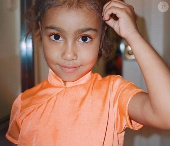 Kim Kardashian publie une photo de sa fille North, 5 ans, maquillée sur Instagram le 26 octobre 2018.