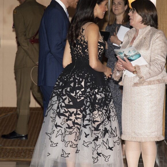 Le prince Harry et Meghan Markle aux Australian Geographic Society Awards à Sydney, en Australie, le 26 octobre 2018.