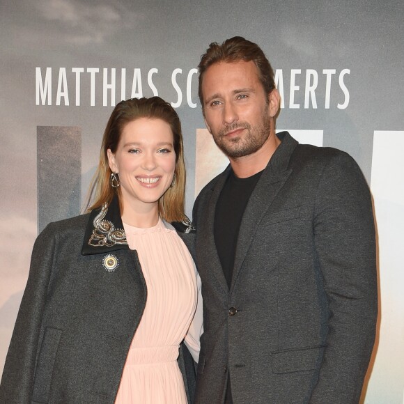 Léa Seydoux et Matthias Schoenaerts à la première de "Kursk" à la Cité du Cinéma à Saint-Denis, le 25 octobre 2018. © Guirec Coadic/Bestimage