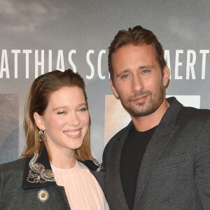 Léa Seydoux et Matthias Schoenaerts à la première de "Kursk" à la Cité du Cinéma à Saint-Denis, le 25 octobre 2018. © Guirec Coadic/Bestimage