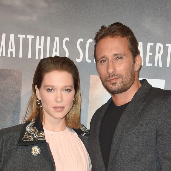 Léa Seydoux et Matthias Schoenaerts à la première de "Kursk" à la Cité du Cinéma à Saint-Denis, le 25 octobre 2018. © Guirec Coadic/Bestimage