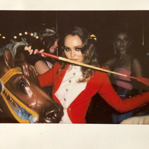 Lily-Rose Depp a assisté à la soirée d'Halloween organisée par V Magazine et Chanel au Jane's Carousel. New York, le 26 octobre 2018.
