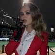Lily-Rose Depp a assisté à la soirée d'Halloween organisée par V Magazine et Chanel au Jane's Carousel. New York, le 26 octobre 2017.