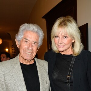 Semi-exclusif - Philippe Gildas et sa femme Maryse - Inauguration du théâtre de la Tour Eiffel à Paris le 16 octobre 2017. © Coadic Guirec/Bestimage