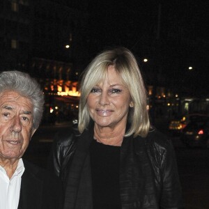 Exclusif - Philippe Gildas et sa femme Maryse Gildas - Arrivées des people à la soirée des 30 ans de Canal + au Palais des Sports à Paris le 31 octobre 2014.