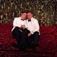 Colton Haynes pose le jour de son marage avec Jeff Leatham. Octobre 2017