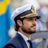 Le prince Carl Philip - Célébration du 72ème anniversaire du roi de Suède au palais royal à Stockholm.